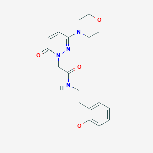 N-[2-(2-methoxyphenyl)ethyl]-2-[3-(morpholin-4-yl)-6-oxopyridazin-1(6H)-yl]acetamide