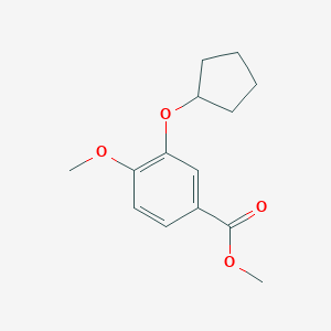B121718 Methyl 3-(cyclopentyloxy)-4-methoxybenzoate CAS No. 154464-24-1
