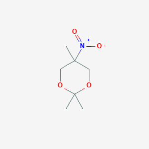 molecular formula C7H13NO4 B12171856 2,2,5-Trimethyl-5-nitro-1,3-dioxane CAS No. 4064-93-1