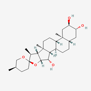molecular formula C27H44O5 B1217190 Digitogenin CAS No. 511-34-2