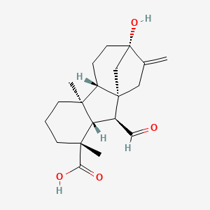 molecular formula C20H28O4 B1217197 Gibberellin A53 aldehyde CAS No. 85344-33-8