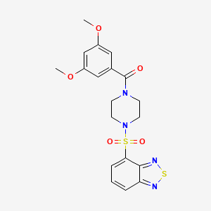 [4-(2,1,3-Benzothiadiazol-4-ylsulfonyl)piperazin-1-yl](3,5-dimethoxyphenyl)methanone