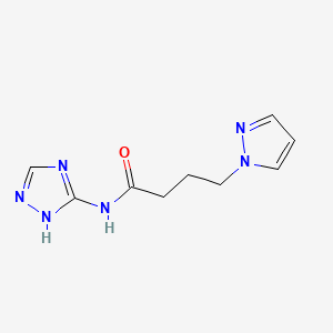 4-(1H-pyrazol-1-yl)-N-(4H-1,2,4-triazol-3-yl)butanamide