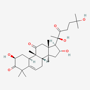 molecular formula C30H46O7 B1217208 23,24-dihydrocucurbitacin D CAS No. 55903-92-9