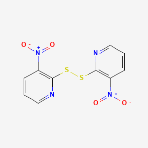 molecular formula C10H6N4O4S2 B1217214 Pyridine, 2,2'-dithiobis(3-nitro- CAS No. 4282-19-3