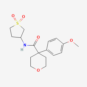 N-(1,1-dioxidotetrahydrothiophen-3-yl)-4-(4-methoxyphenyl)tetrahydro-2H-pyran-4-carboxamide