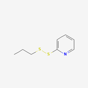 molecular formula C8H11NS2 B1217225 n-Propyl 2-pyridyl disulfide CAS No. 60681-90-5