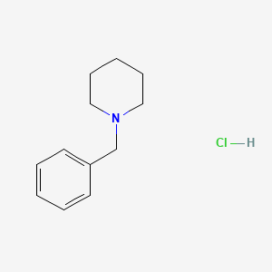 molecular formula C12H18ClN B1217240 1-Benzylpiperidine hydrochloride CAS No. 6295-81-4