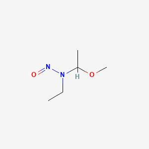 molecular formula C5H12N2O2 B1217248 1-methoxy-N-nitrosodiethylamine CAS No. 61738-03-2