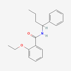 molecular formula C19H23NO2 B1217249 2-Ethoxy-N-(1-phenylbutyl)benzamide CAS No. 69343-38-0
