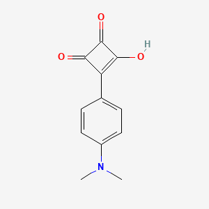 3-Cyclobutene-1,2-dione, 3-[4-(dimethylamino)phenyl]-4-hydroxy-