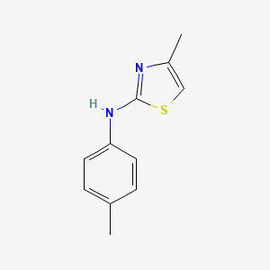 molecular formula C11H12N2S B12172623 (4-Methyl-thiazol-2-yl)-p-tolyl-amine 