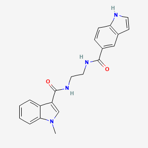 N-{2-[(1H-indol-5-ylcarbonyl)amino]ethyl}-1-methyl-1H-indole-3-carboxamide