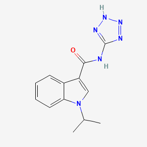 1-(propan-2-yl)-N-(2H-tetrazol-5-yl)-1H-indole-3-carboxamide