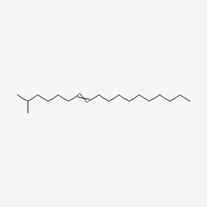 molecular formula C19H38 B1217300 7-Octadecene, 2-methyl- CAS No. 51050-50-1