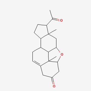 molecular formula C21H28O3 B1217322 Achillea millefolium oil CAS No. 2236-20-6