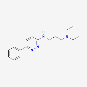 Diethyl{3-[(6-phenylpyridazin-3-yl)amino]propyl}amine