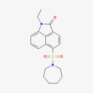 5-(azepan-1-ylsulfonyl)-1-ethylbenzo[cd]indol-2(1H)-one