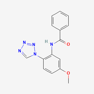 N-[5-methoxy-2-(1H-tetrazol-1-yl)phenyl]benzamide