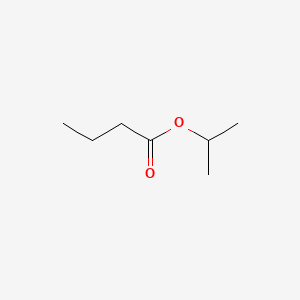 molecular formula C7H14O2 B1217352 异丁酸异丙酯 CAS No. 638-11-9