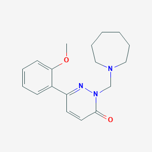 2-(azepan-1-ylmethyl)-6-(2-methoxyphenyl)pyridazin-3(2H)-one