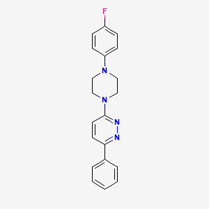 3-[4-(4-Fluorophenyl)piperazin-1-yl]-6-phenylpyridazine