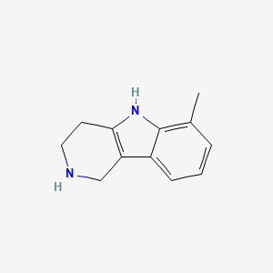 molecular formula C12H14N2 B1217390 6-Methyl-2,3,4,5-tetrahydro-1H-pyrido[4,3-b]indole CAS No. 350680-06-7