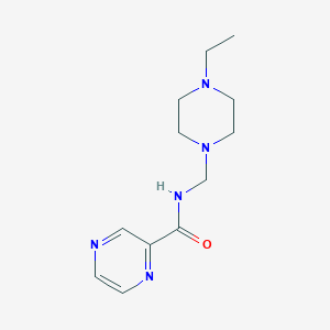 N-[(4-ethylpiperazin-1-yl)methyl]pyrazine-2-carboxamide