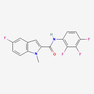 molecular formula C16H10F4N2O B12173953 C16H10F4N2O 