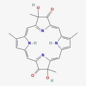molecular formula C24H22N4O4 B1217396 Tolyporphin J CAS No. 213546-89-5