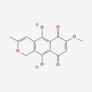 molecular formula C15H12O6 B1217399 Anhydrofusarubin CAS No. 64421-39-2