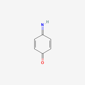 molecular formula C6H5NO B1217410 p-Benzoquinone imine CAS No. 3009-34-5