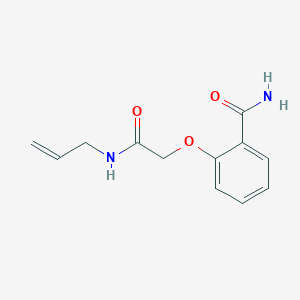 2-{[(Prop-2-en-1-yl)carbamoyl]methoxy}benzamide