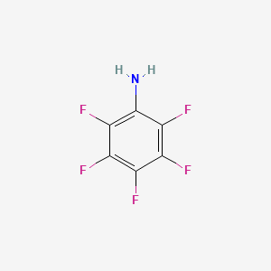 molecular formula C6H2F5N B1217426 五氟苯胺 CAS No. 771-60-8