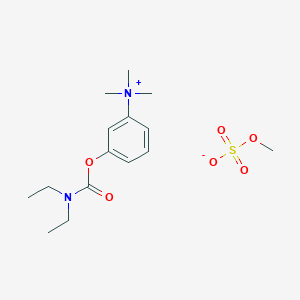 B1217431 3-(((Diethylamino)carbonyl)oxy)-N,N,N-trimethylbenzenaminium CAS No. 6033-07-4