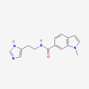 N-[2-(1H-imidazol-4-yl)ethyl]-1-methyl-1H-indole-6-carboxamide