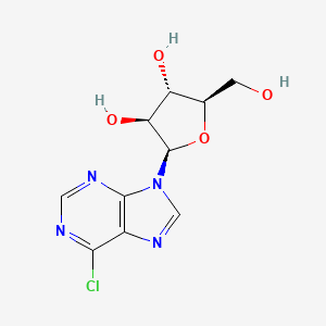 B1217437 9-b-D-arabinofuranosyl-6-chloro-9H-Purine CAS No. 7596-60-3