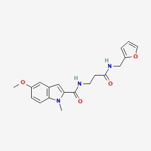 N-{3-[(furan-2-ylmethyl)amino]-3-oxopropyl}-5-methoxy-1-methyl-1H-indole-2-carboxamide