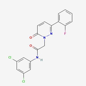 N-(3,5-dichlorophenyl)-2-[3-(2-fluorophenyl)-6-oxopyridazin-1(6H)-yl]acetamide