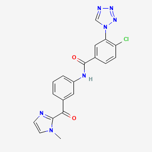 molecular formula C19H14ClN7O2 B12174578 C19H14ClN7O2 