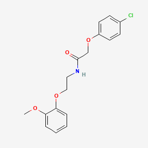 2-(4-chlorophenoxy)-N-[2-(2-methoxyphenoxy)ethyl]acetamide