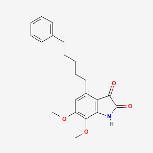 molecular formula C21H23NO4 B1217475 美乐沙星 A CAS No. 64838-04-6