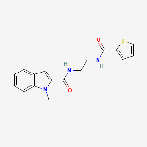 1-methyl-N-{2-[(thiophen-2-ylcarbonyl)amino]ethyl}-1H-indole-2-carboxamide