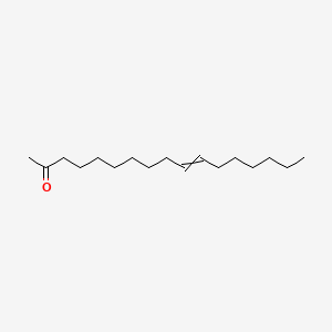 molecular formula C17H32O B1217487 Heptadec-10-EN-2-one 