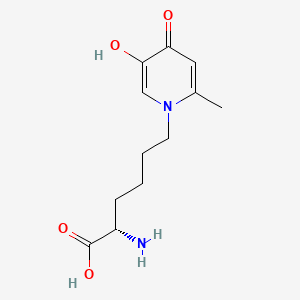 molecular formula C12H18N2O4 B1217491 吡哆醇 CAS No. 31489-08-4