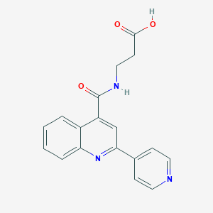 N-{[2-(pyridin-4-yl)quinolin-4-yl]carbonyl}-beta-alanine