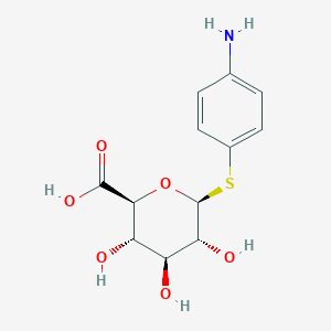 molecular formula C12H15NO6S B1217497 Paptga CAS No. 62205-44-1