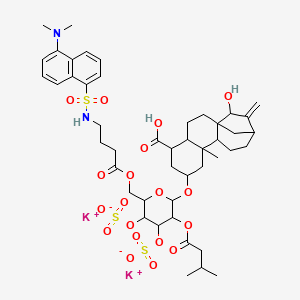 molecular formula C46H62K2N2O19S3 B1217503 Dgaba CAS No. 84872-88-8