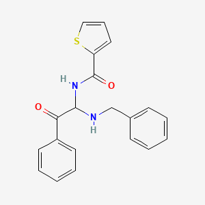 N-[1-(benzylamino)-2-oxo-2-phenylethyl]thiophene-2-carboxamide