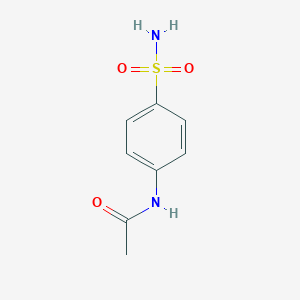 molecular formula C8H10N2O3S B121751 4-乙酰氨基苯磺酰胺 CAS No. 121-61-9